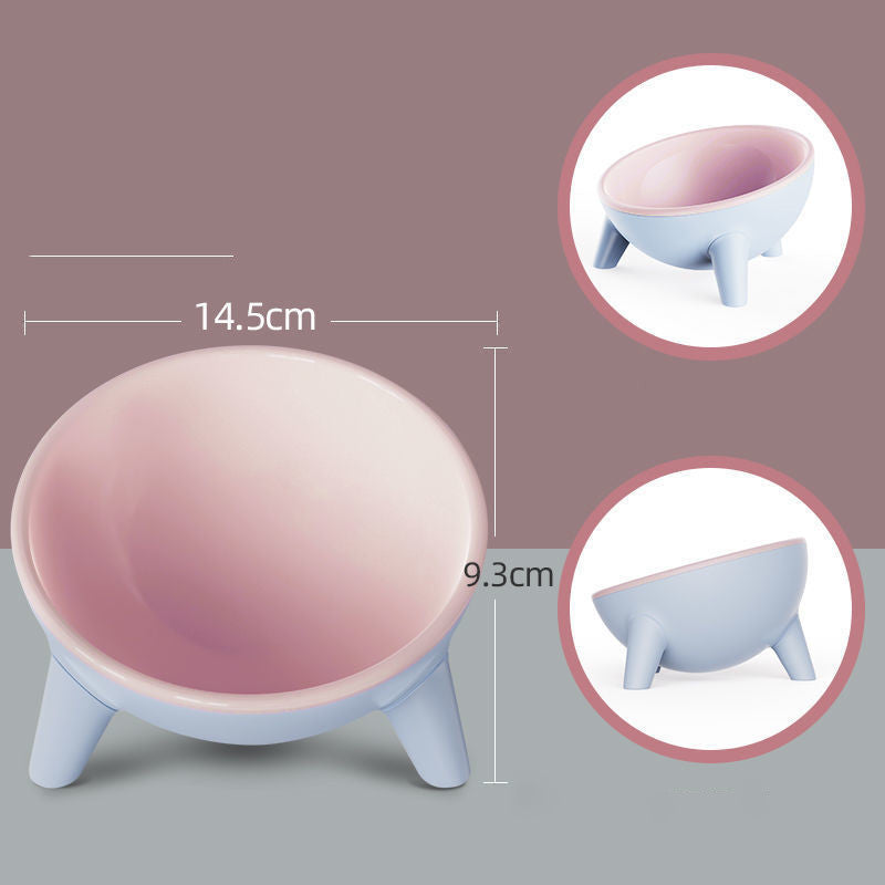Elevated Pet Bowl Stand with Bowls