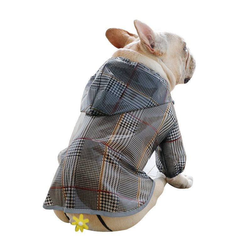 Hooded Waterproof Dog Raincoat