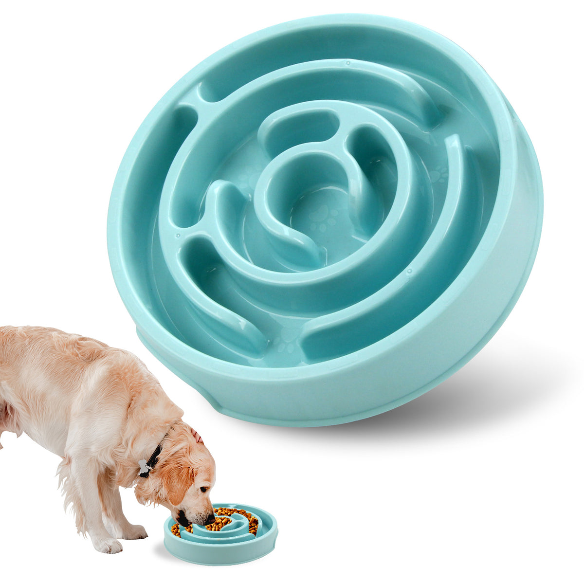 Maze Slow Feeder Bowl with Non-Slip Base