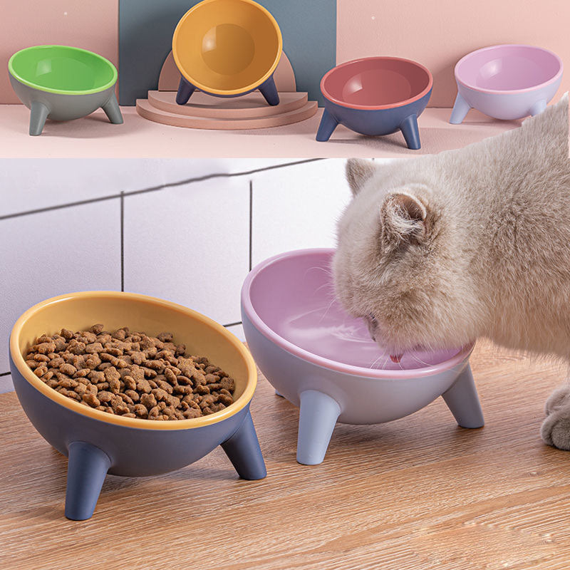 Elevated Pet Bowl Stand with Bowls