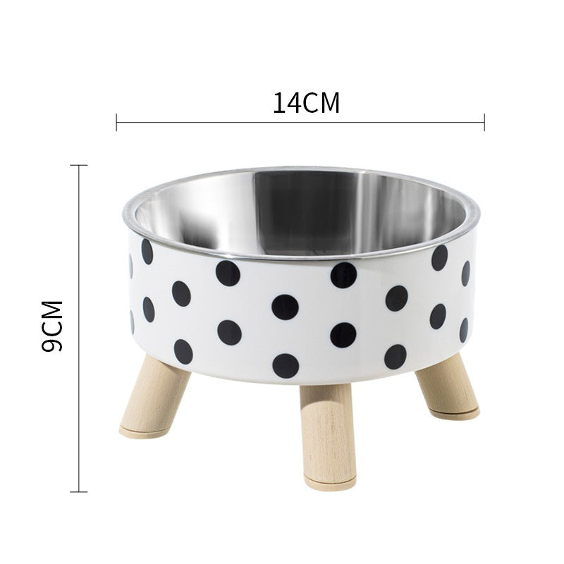 Non-Slip Square Pet Food Bowl