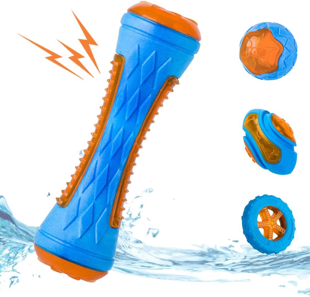 Floating Squeaky Dog Toy