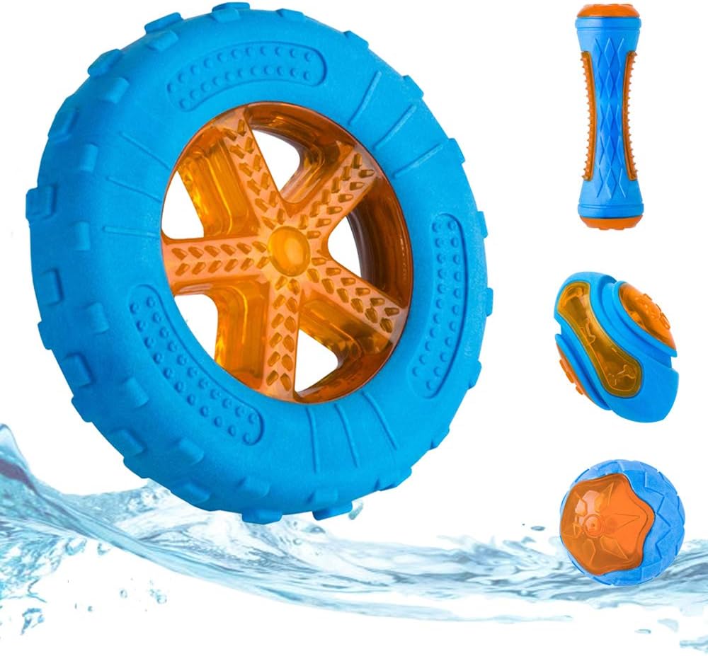 Floating Squeaky Dog Toy