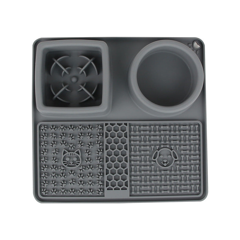 Silicone Slow Feeding Mat Bowl