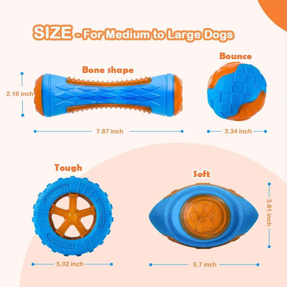 Floating Squeaky Dog Toy