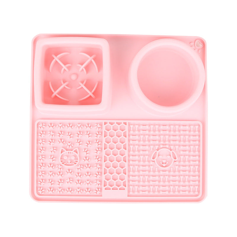 Silicone Slow Feeding Mat Bowl