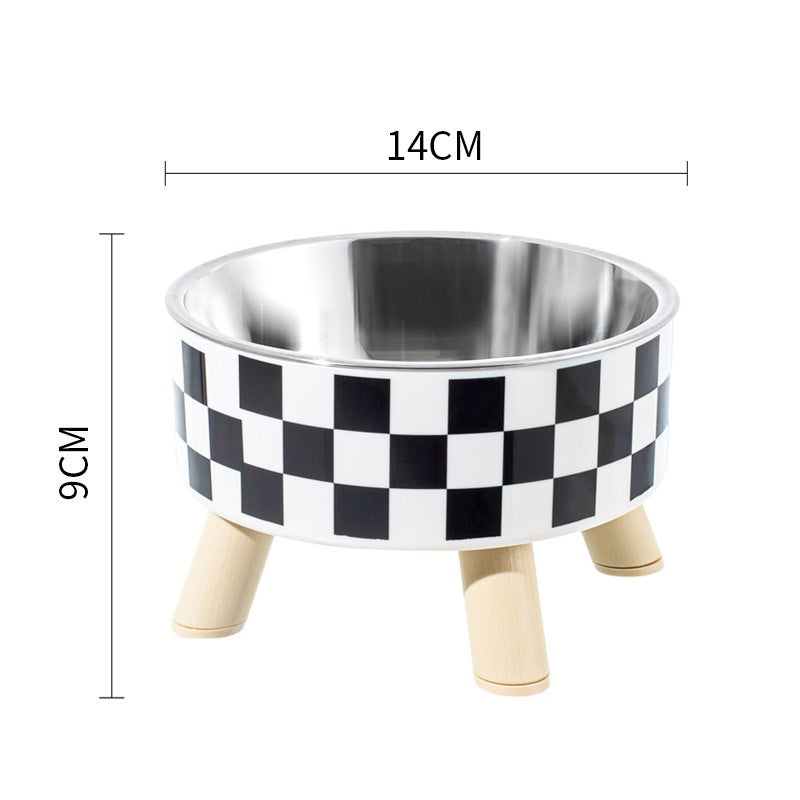 Non-Slip Square Pet Food Bowl
